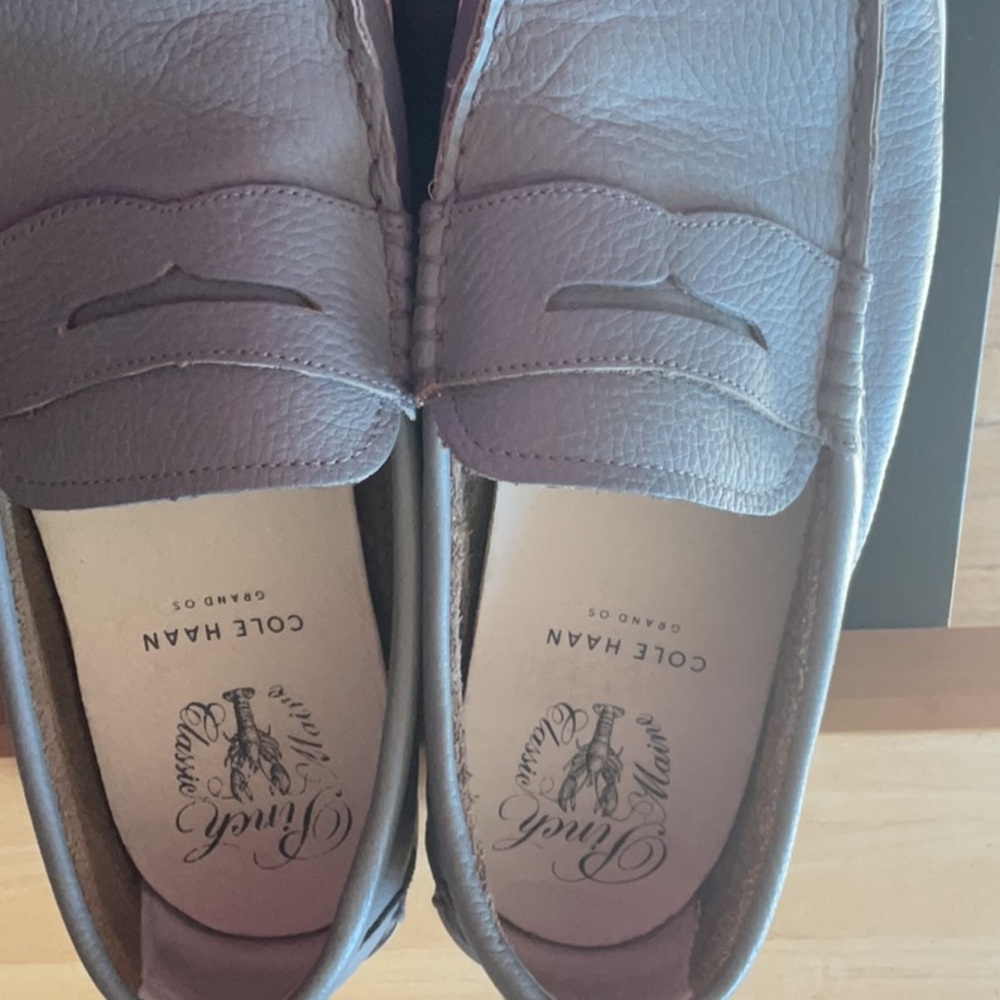 Men's Cole Haan loafer grey